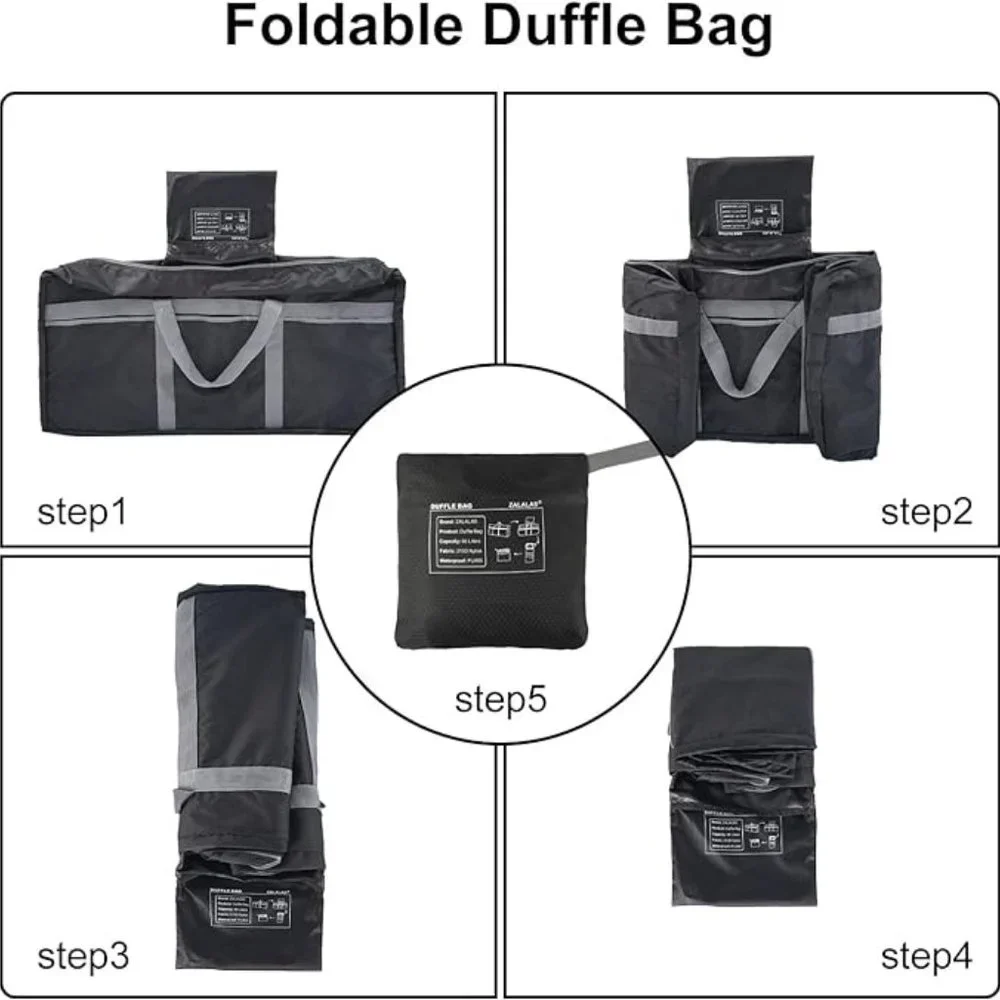 96l Foldable Extra Large Duffel bag Lightweight